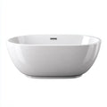 Vasca Bagno freestanding 160×80×59 cm – acrilico bianco – forma avvolgente salvaspazio